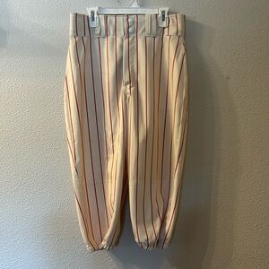 Champro vintage color striped baseball pants size small